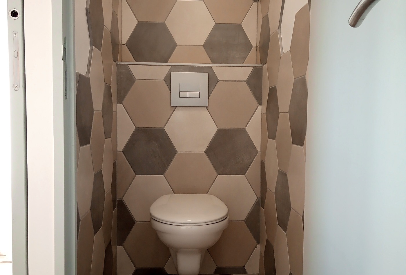 WC suspendu terminé