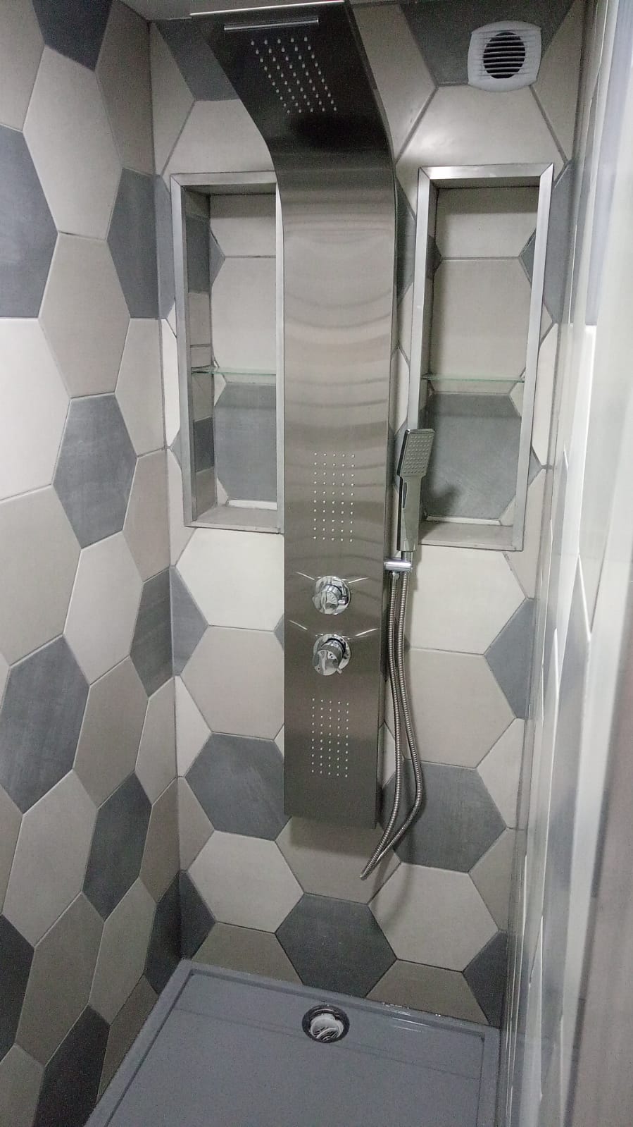 Douche terminée